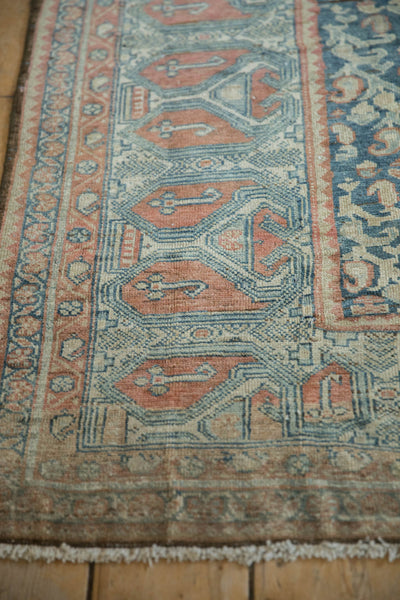 4.5x9 Vintage Fine Distressed Malayer Rug Runner by Old New House® - product image 7 for Resin Society