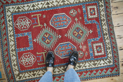 3.5x4.5 Antique Kazak Square Rug by Old New House® - product image 2 for Resin Society