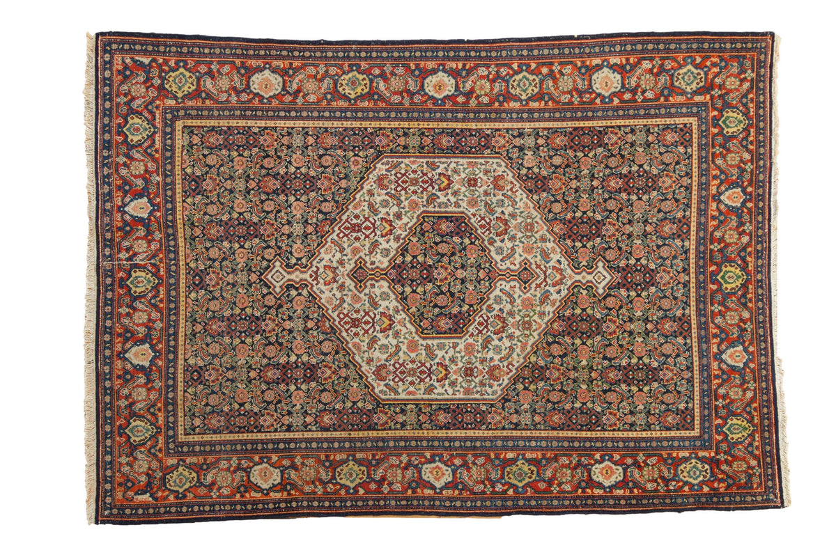 4.5x6 Vintage Senneh Rug by Old New House® - main product image for Resin Society