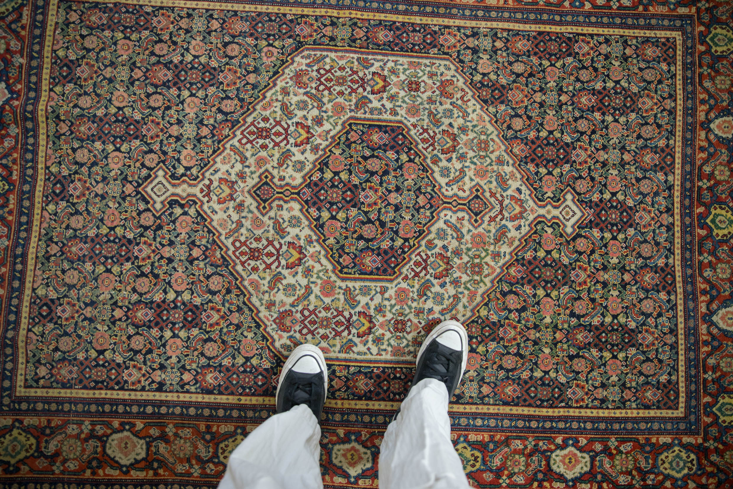 4.5x6 Vintage Senneh Rug by Old New House® - product image 2 for Resin Society