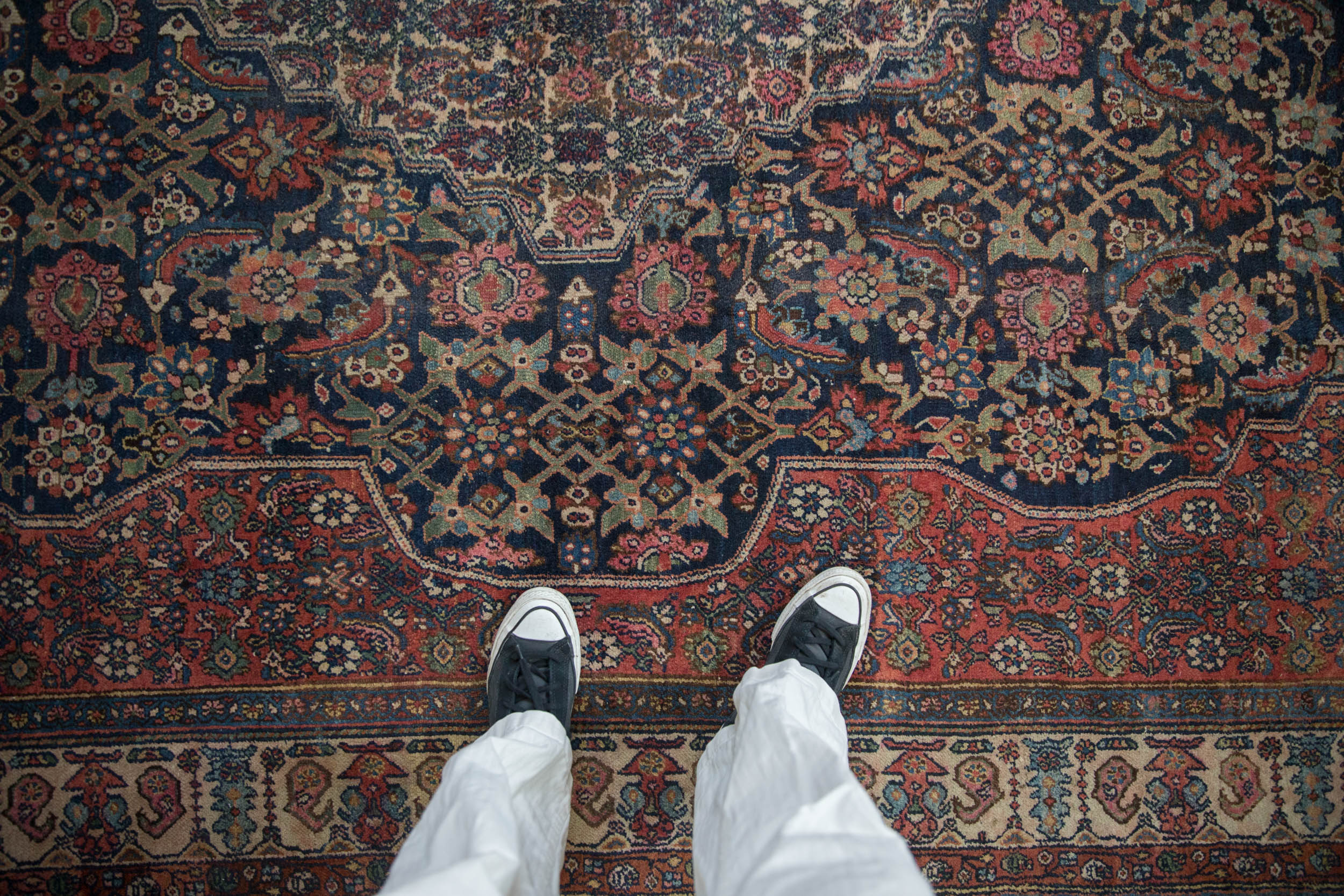 11.5x17 Vintage Bibikabad Carpet by Old New House® - product image 2 for Resin Society