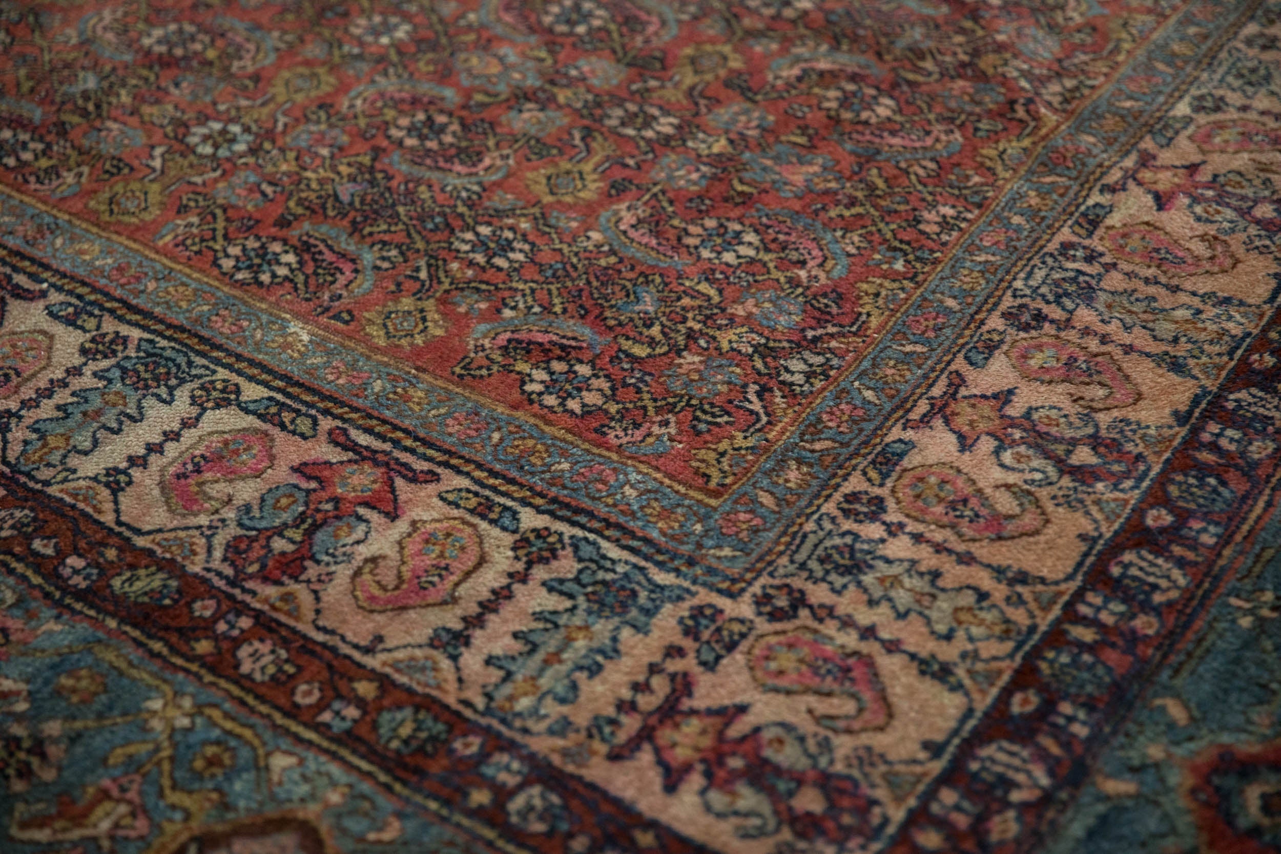 11.5x17 Vintage Bibikabad Carpet by Old New House® - product image 5 for Resin Society
