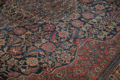 11.5x17 Vintage Bibikabad Carpet by Old New House® - product image 9 for Resin Society
