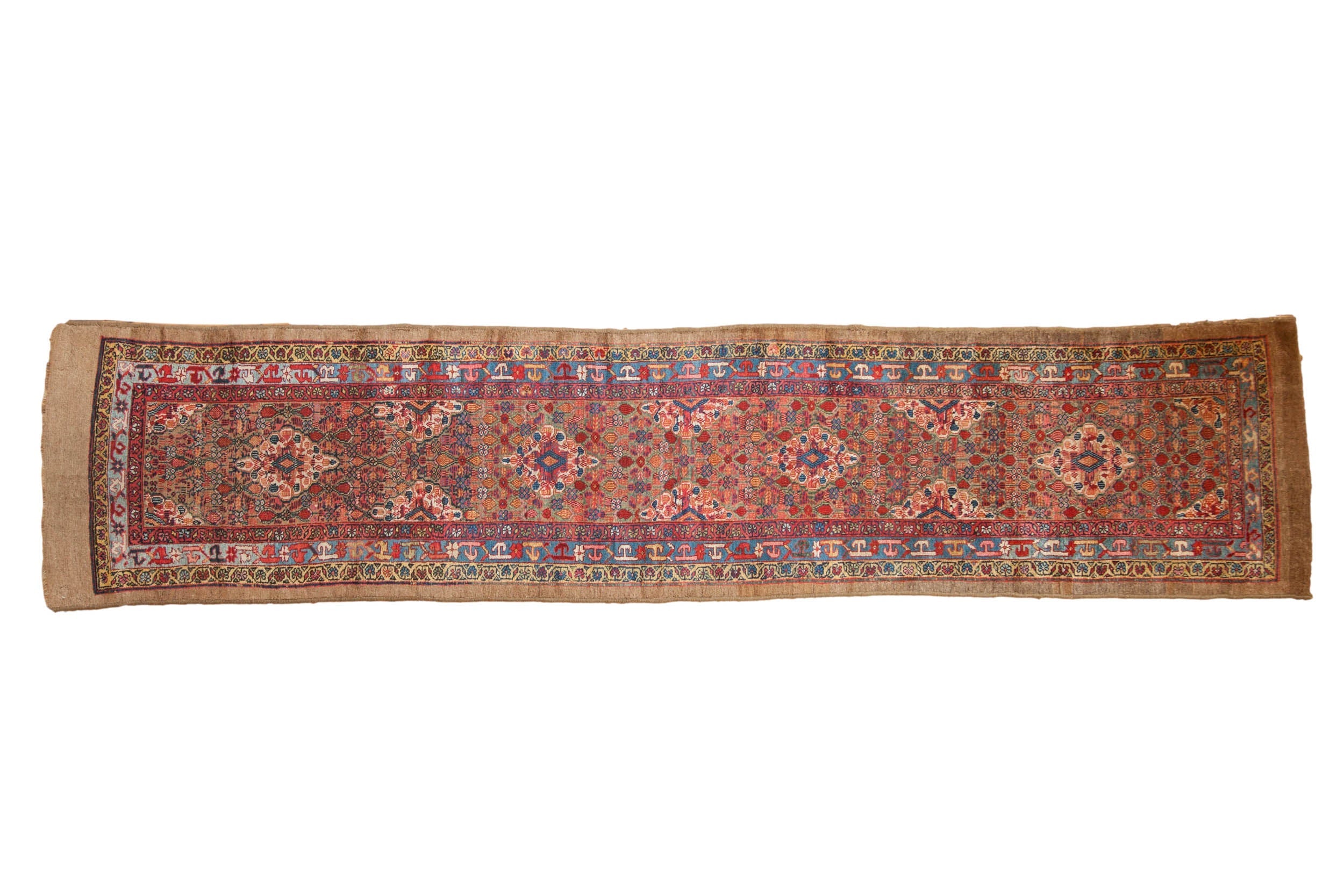 3x12.5 Antique Camel Hair Serab Rug Runner by Old New House® - main product image for Resin Society