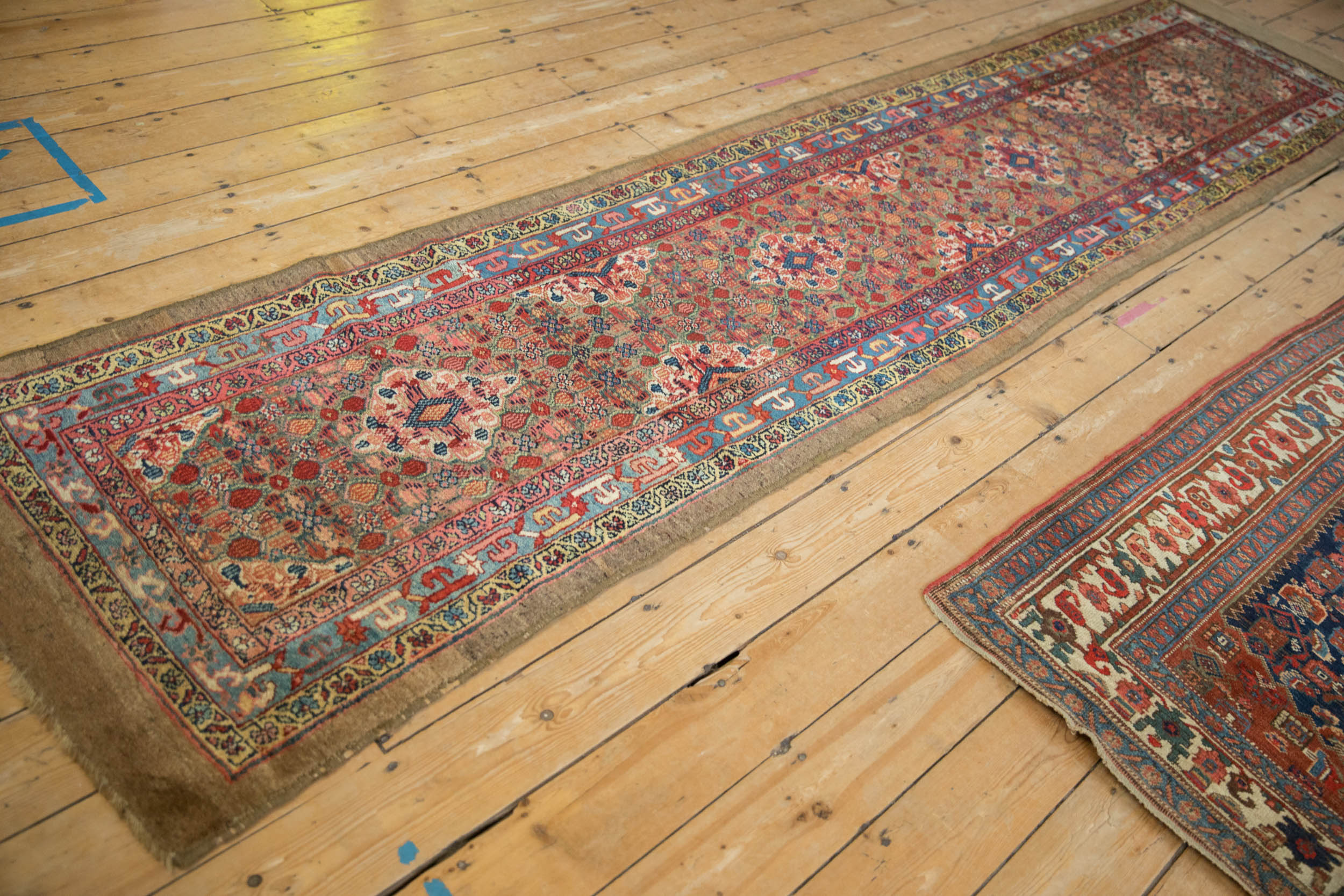 3x12.5 Antique Camel Hair Serab Rug Runner by Old New House® - product image 6 for Resin Society