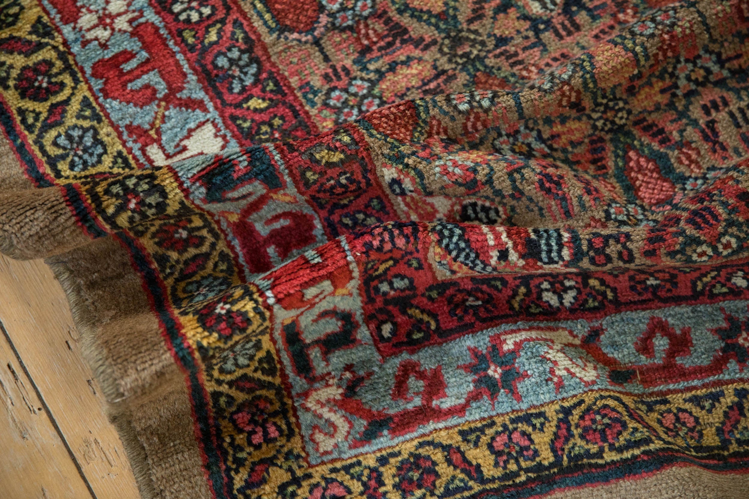3x12.5 Antique Camel Hair Serab Rug Runner by Old New House® - product image 12 for Resin Society