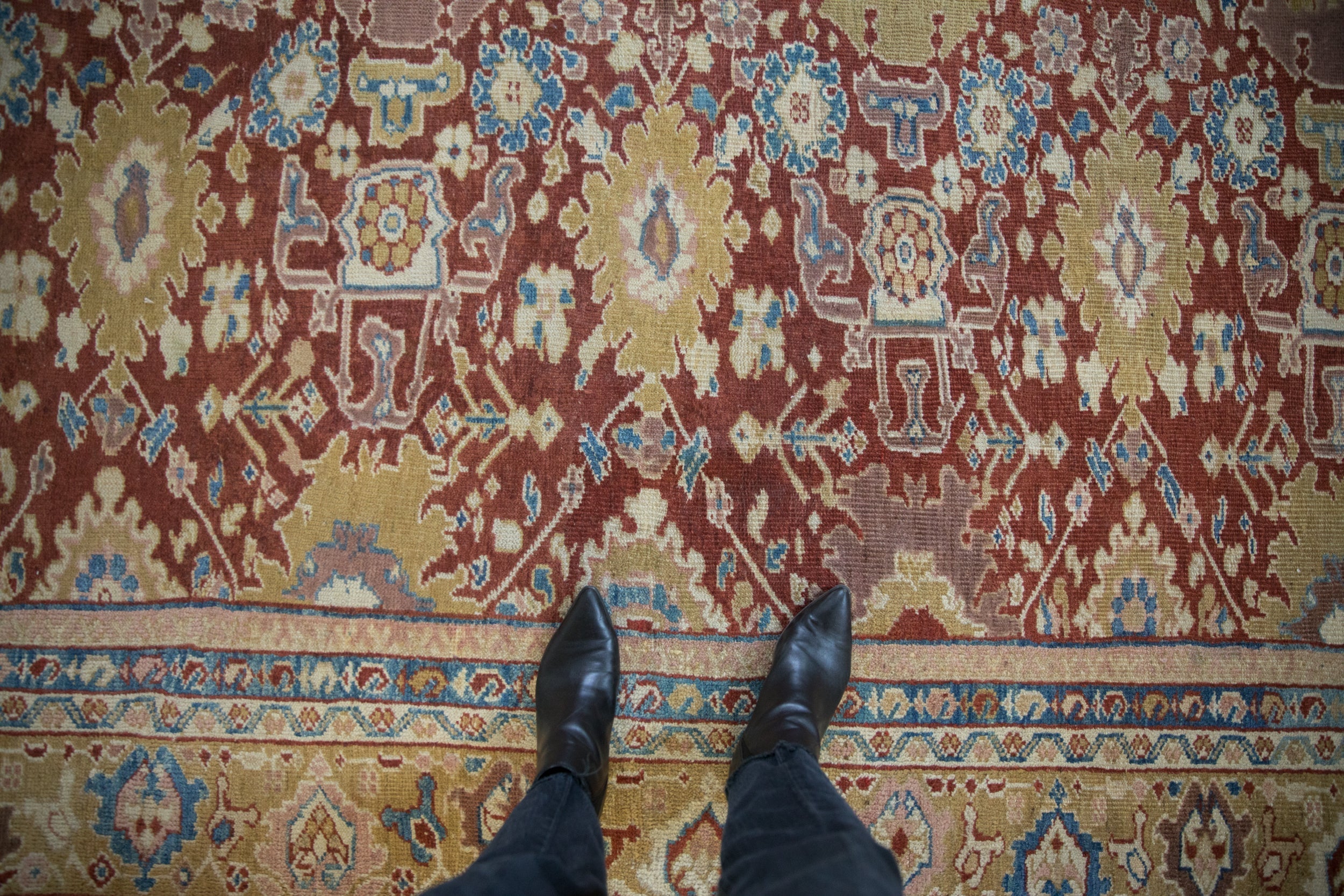 10x13.5 Antique Mahal Carpet by Old New House® - product image 2 for Resin Society