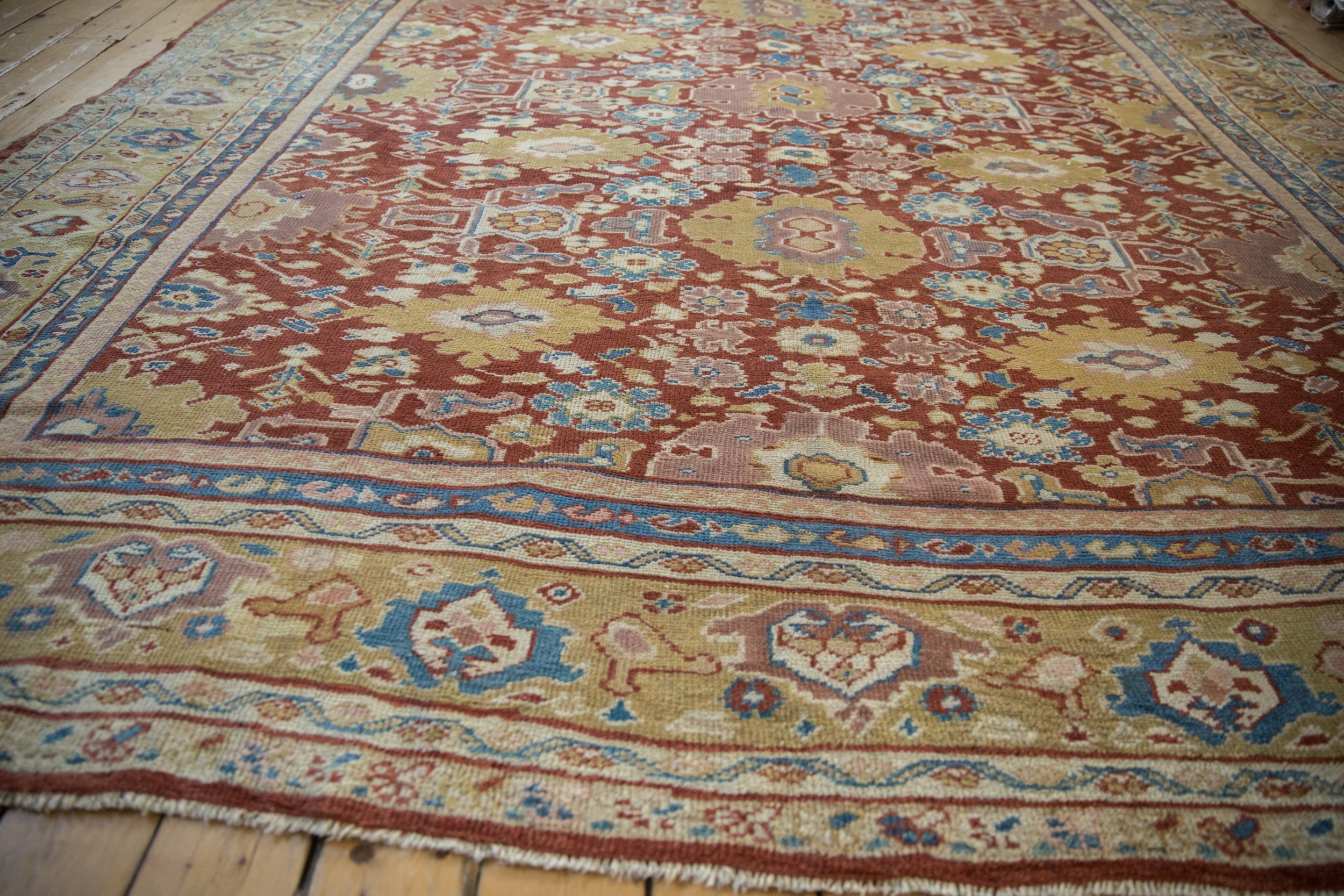 10x13.5 Antique Mahal Carpet by Old New House® - product image 10 for Resin Society