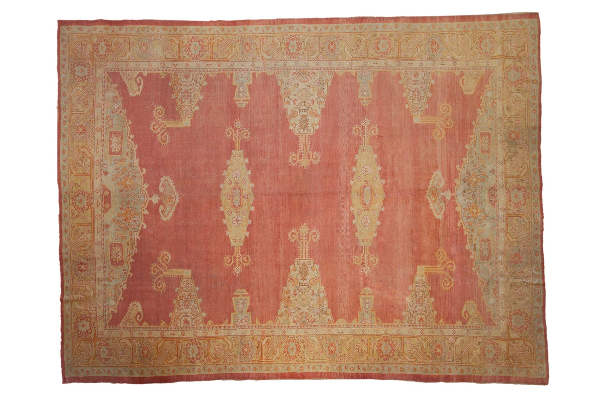 8.5x11.5 Vintage Distressed Oushak Carpet by Old New House® - main product image for Resin Society
