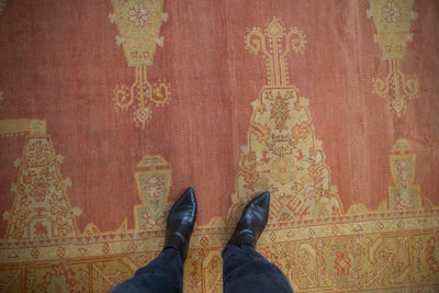 8.5x11.5 Vintage Distressed Oushak Carpet by Old New House® - product image 2 for Resin Society
