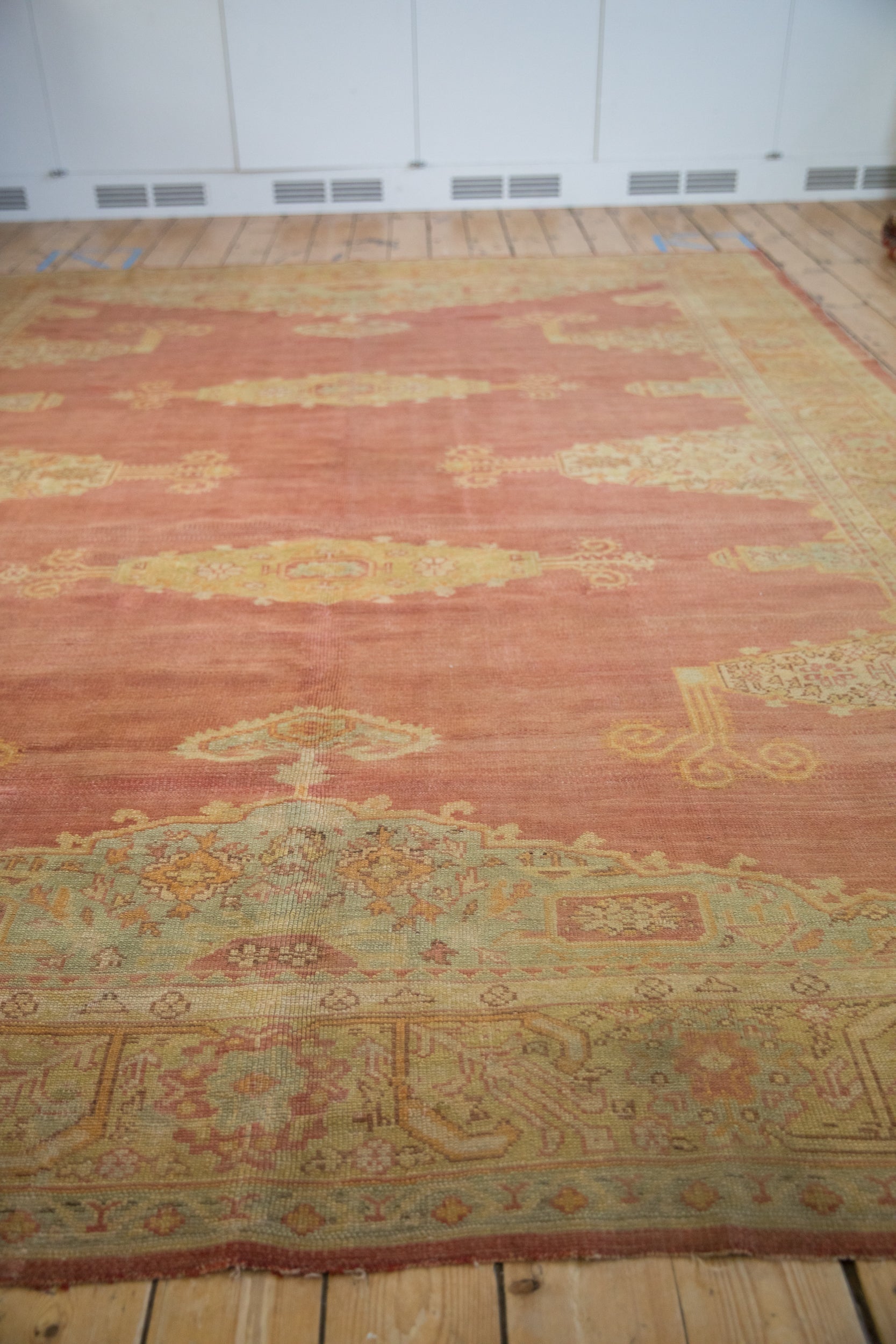 8.5x11.5 Vintage Distressed Oushak Carpet by Old New House® - product image 5 for Resin Society