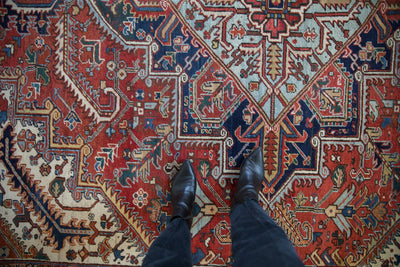 9.5x12 Vintage Heriz Carpet by Old New House® - product image 2 for Resin Society