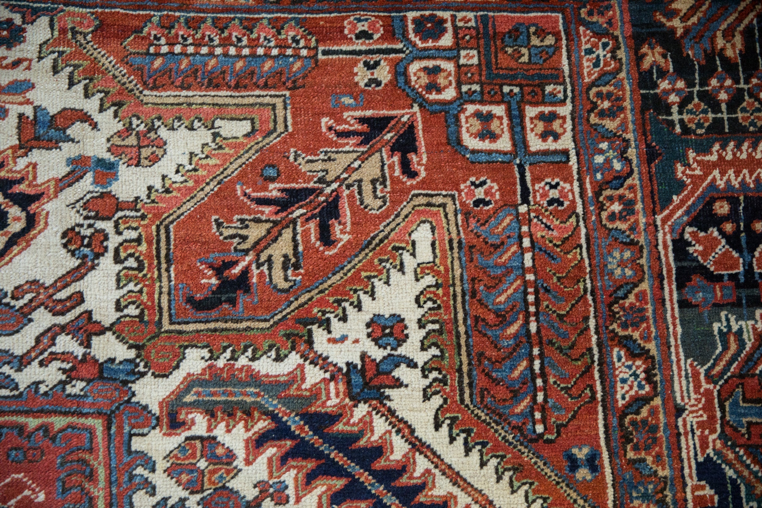 9.5x12 Vintage Heriz Carpet by Old New House® - product image 5 for Resin Society