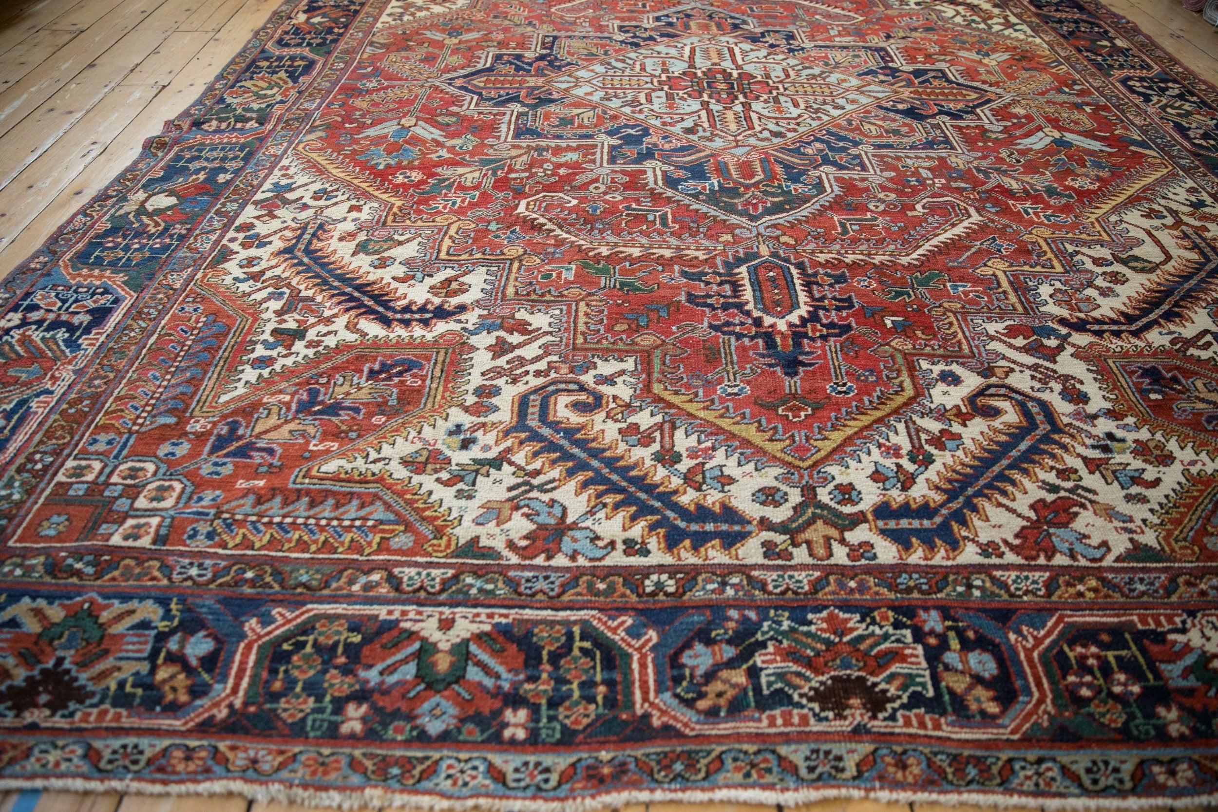 9.5x12 Vintage Heriz Carpet by Old New House® - product image 11 for Resin Society