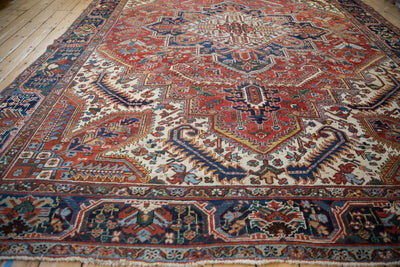 9.5x12 Vintage Heriz Carpet by Old New House® - product image 11 for Resin Society