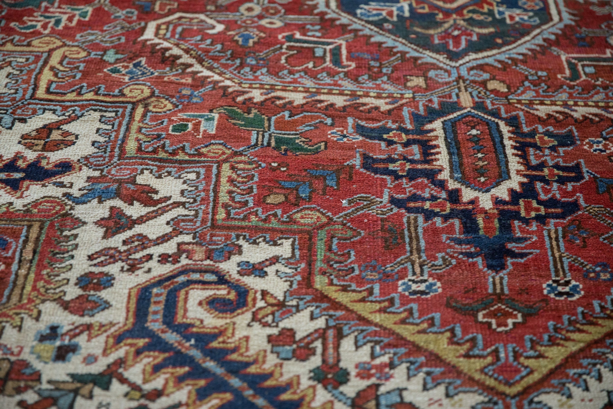 9.5x12 Vintage Heriz Carpet by Old New House® - product image 12 for Resin Society