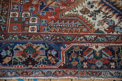 9.5x12 Vintage Heriz Carpet by Old New House® - product image 13 for Resin Society