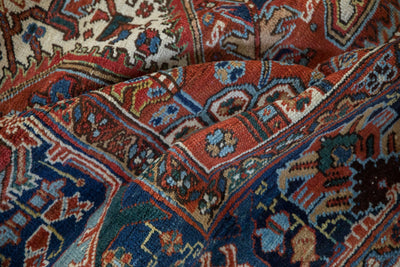 9.5x12 Vintage Heriz Carpet by Old New House® - product image 14 for Resin Society
