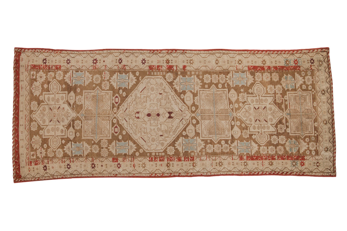 4x9.5 Antique Distressed Caucasian Rug Runner by Old New House® - main product image for Resin Society