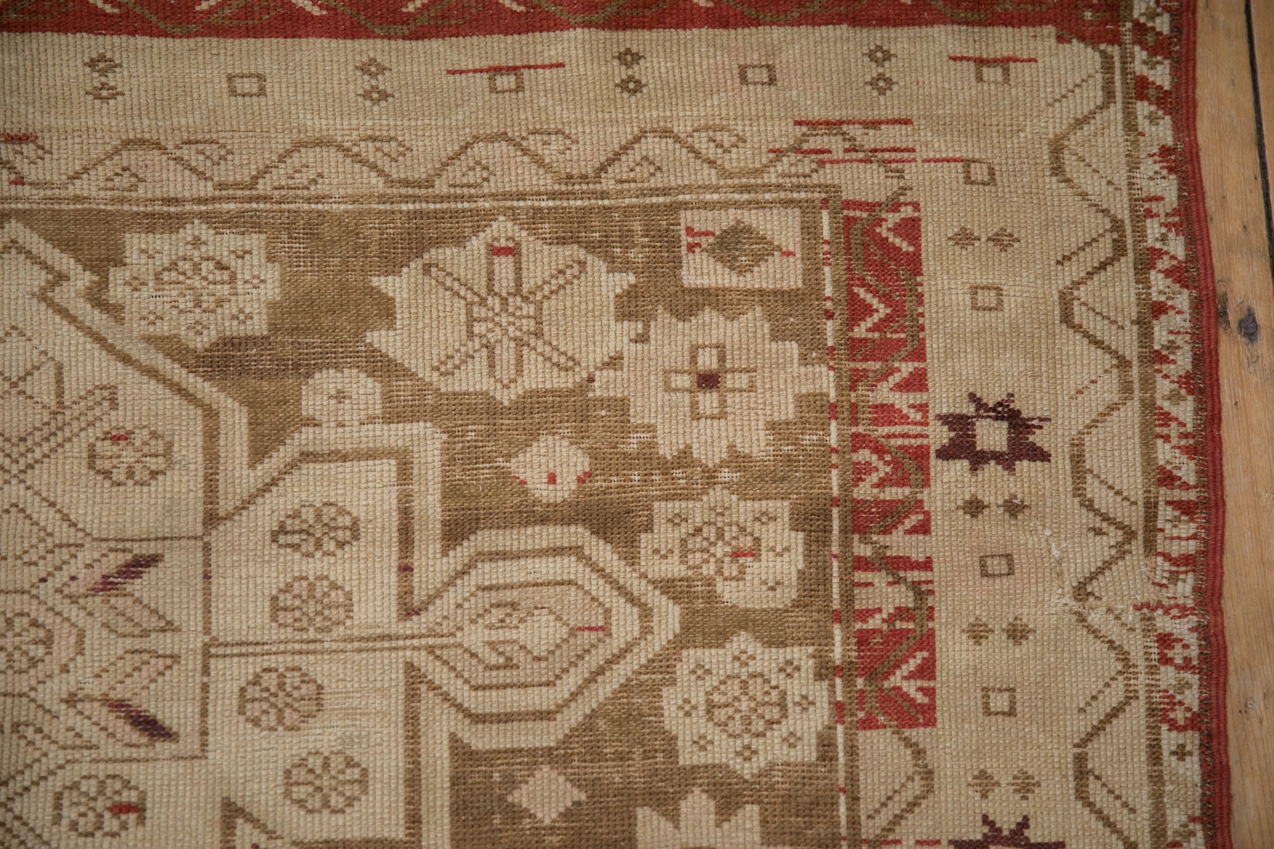 4x9.5 Antique Distressed Caucasian Rug Runner by Old New House® - product image 3 for Resin Society