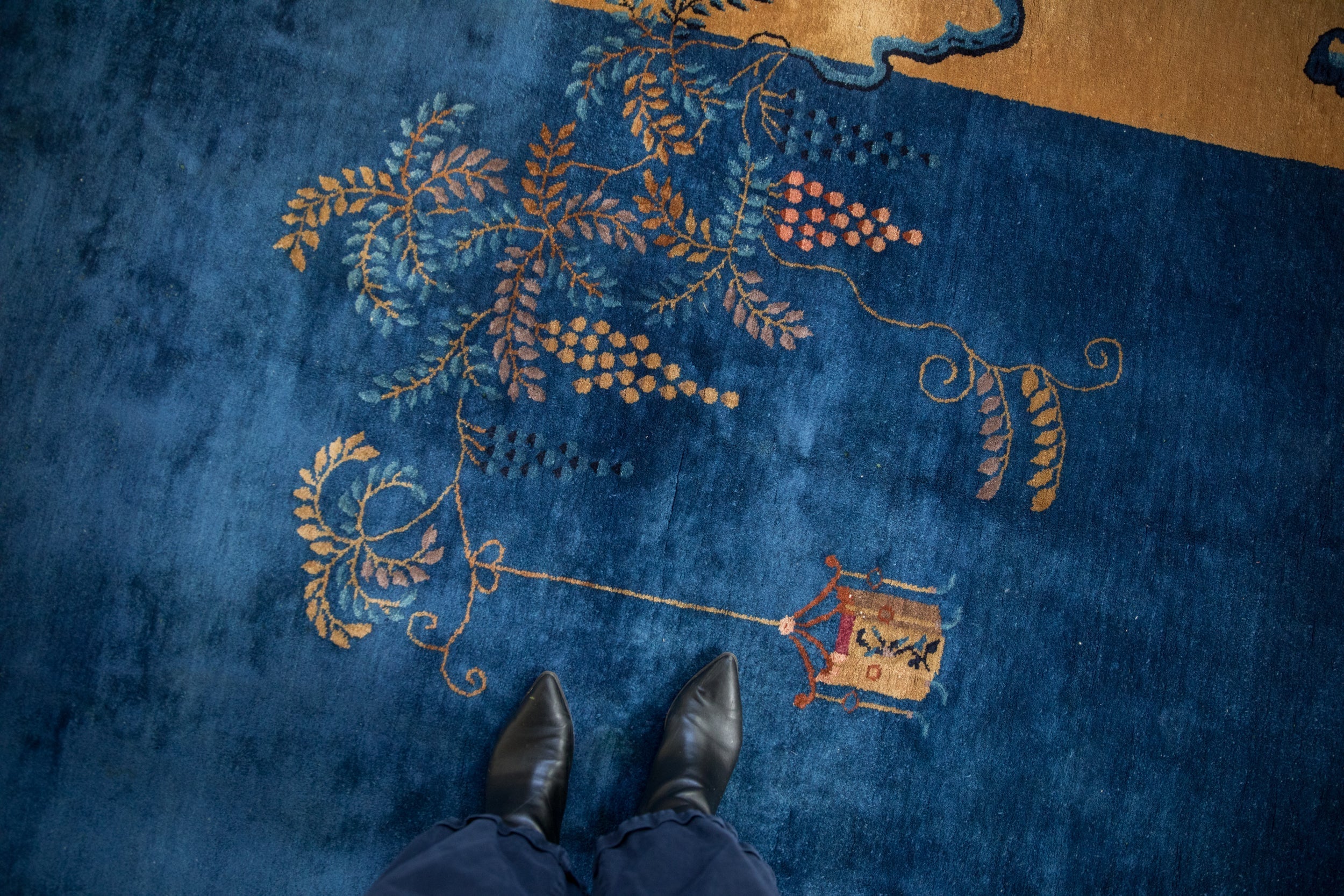 9x11.5 Antique Peking Carpet by Old New House® - product image 2 for Resin Society