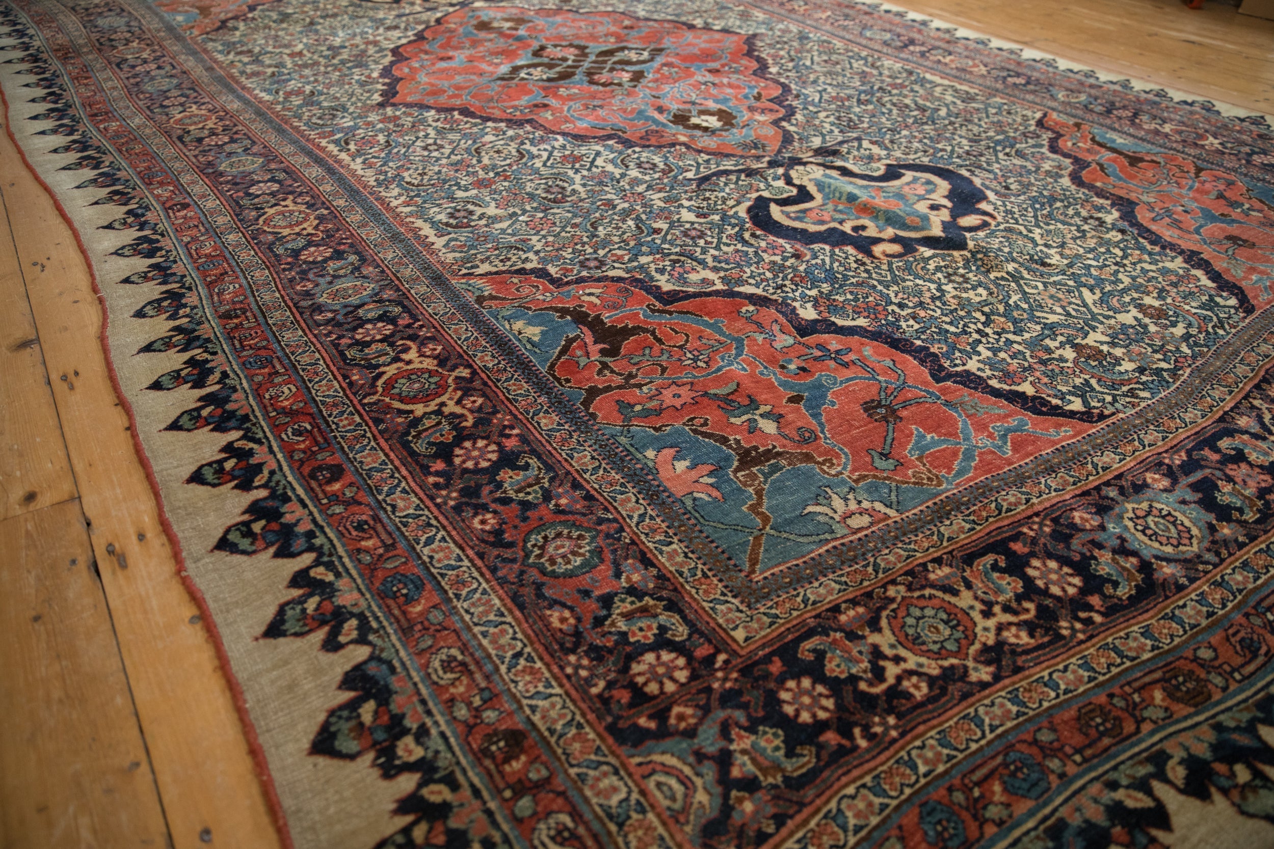RESERVED 9.5x15 Antique Halvaie Bijar Carpet