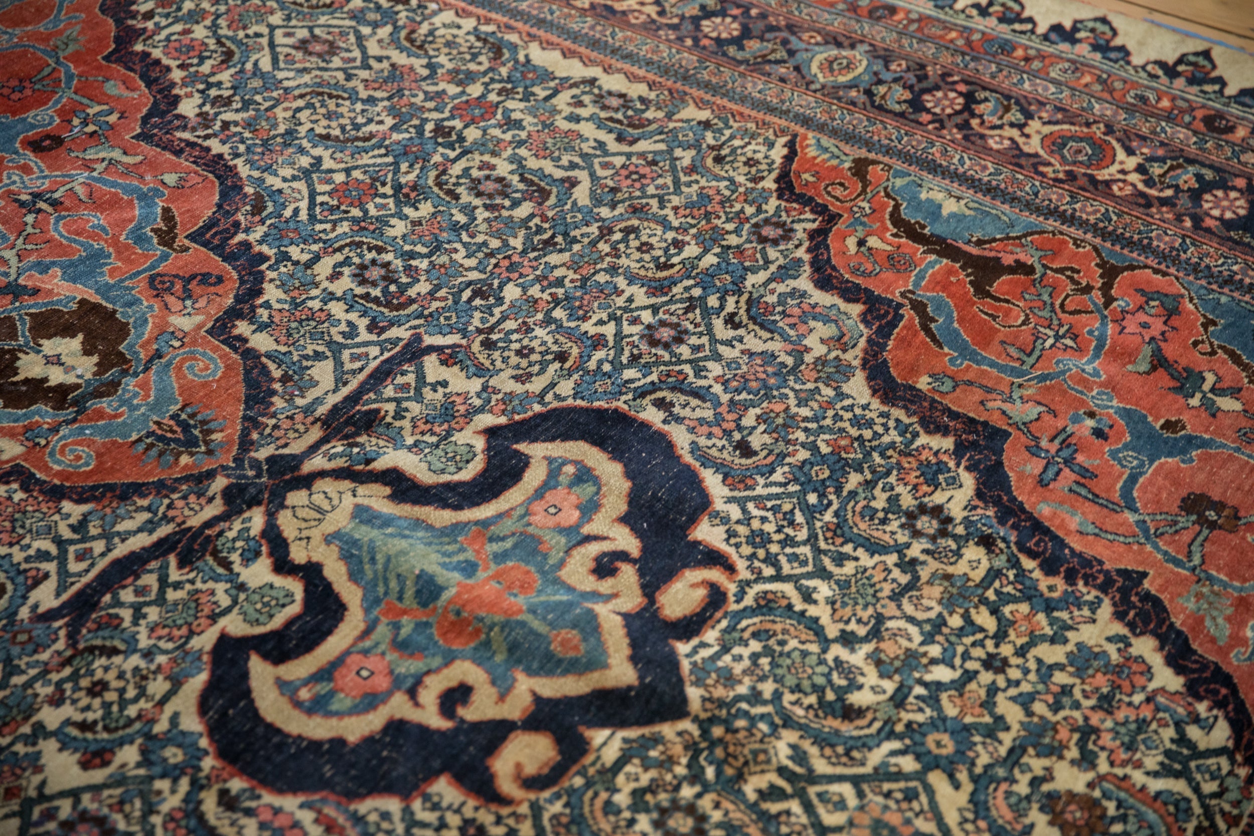 RESERVED 9.5x15 Antique Halvaie Bijar Carpet