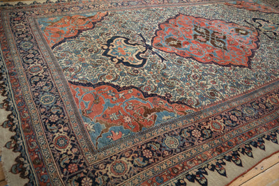 RESERVED 9.5x15 Antique Halvaie Bijar Carpet