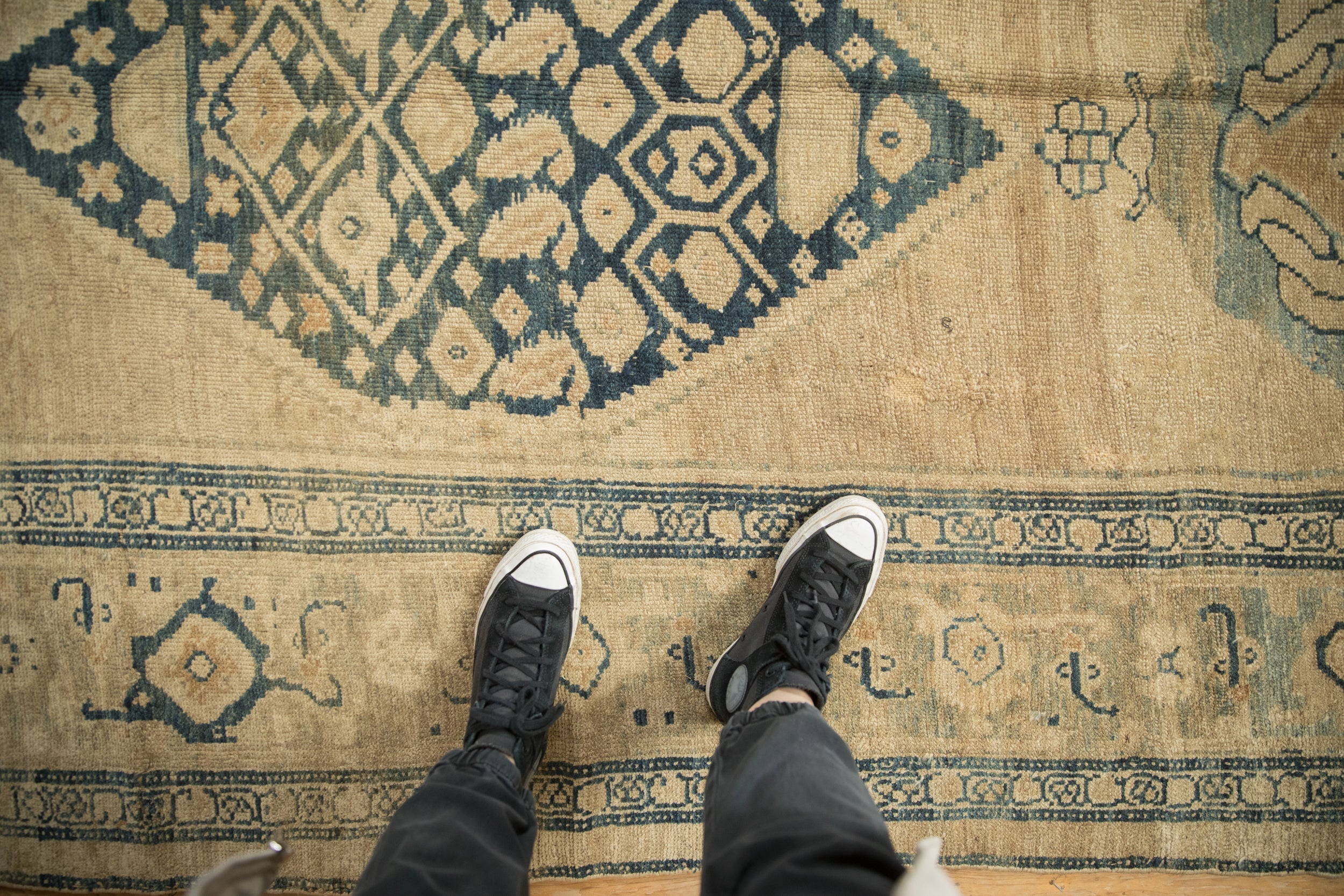 6x12 Antique Distressed Kurdish Rug Runner by Old New House® - product image 2 for Resin Society