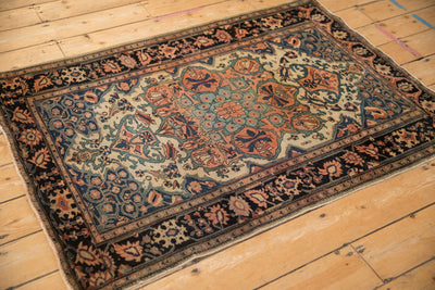 3.5x4.5 Antique Farahan Sarouk Square Rug by Old New House® - product image 6 for Resin Society