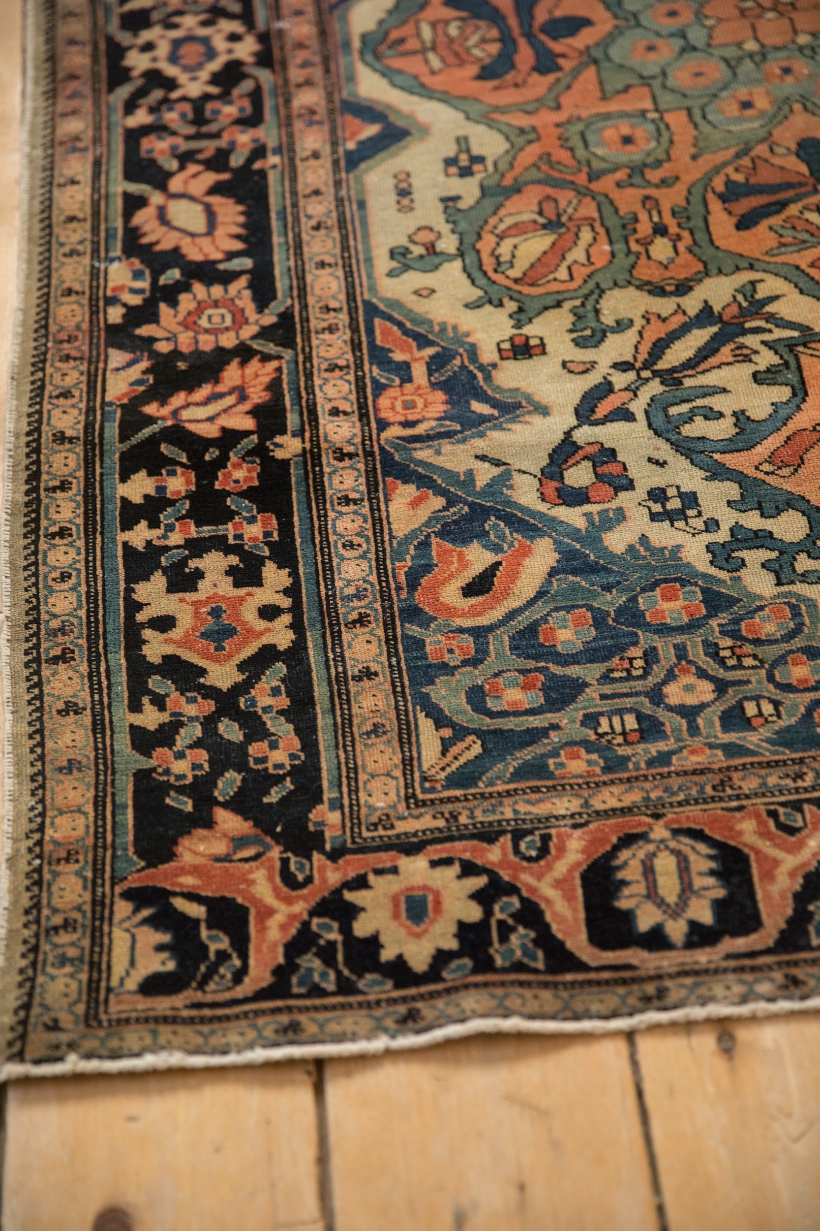 3.5x4.5 Antique Farahan Sarouk Square Rug by Old New House® - product image 8 for Resin Society