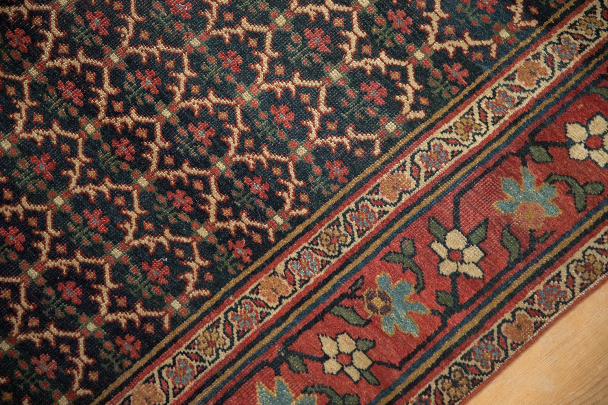 3.5x15 Antique Bijar Rug Runner by Old New House® - product image 8 for Resin Society