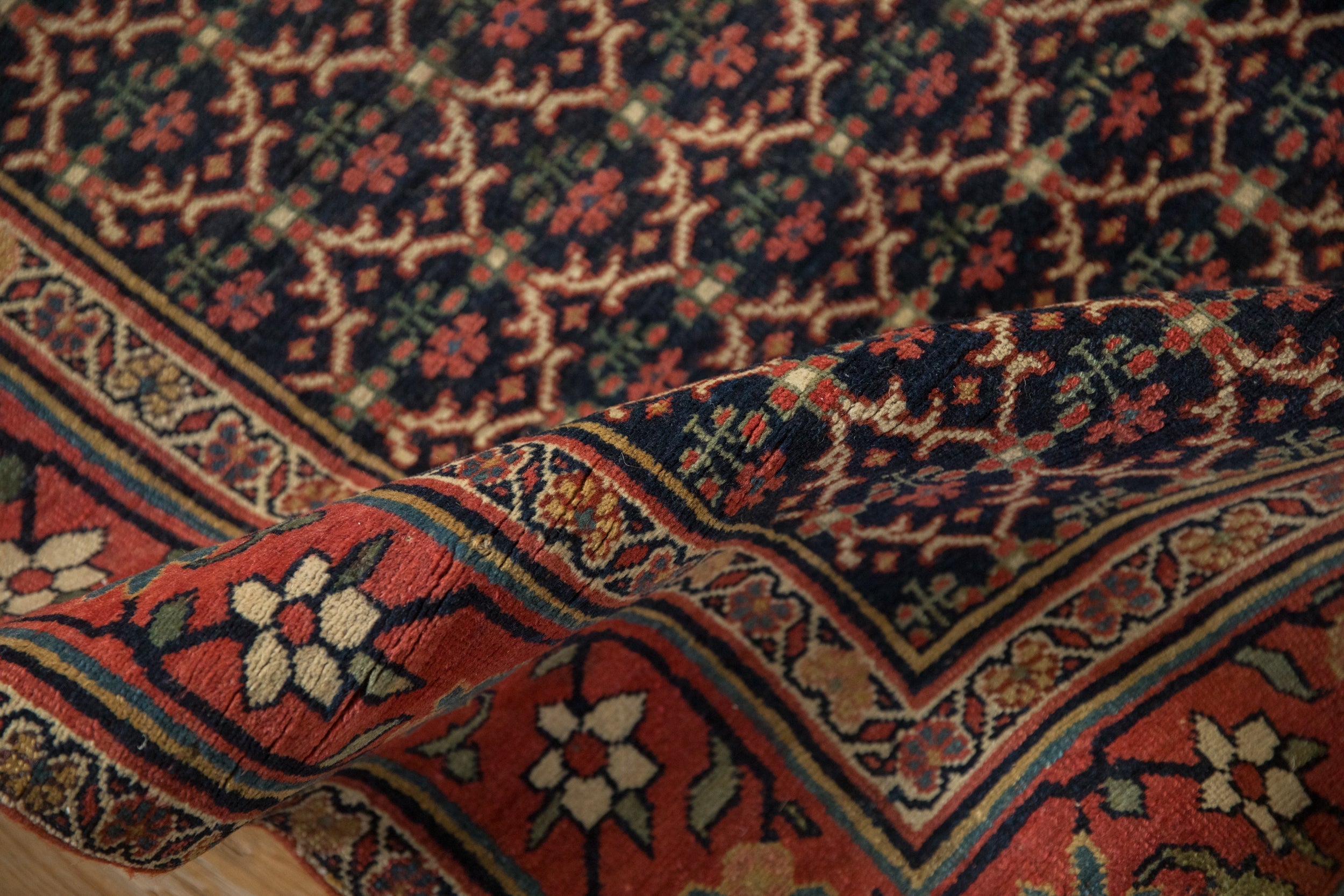 3.5x15 Antique Bijar Rug Runner by Old New House® - product image 11 for Resin Society
