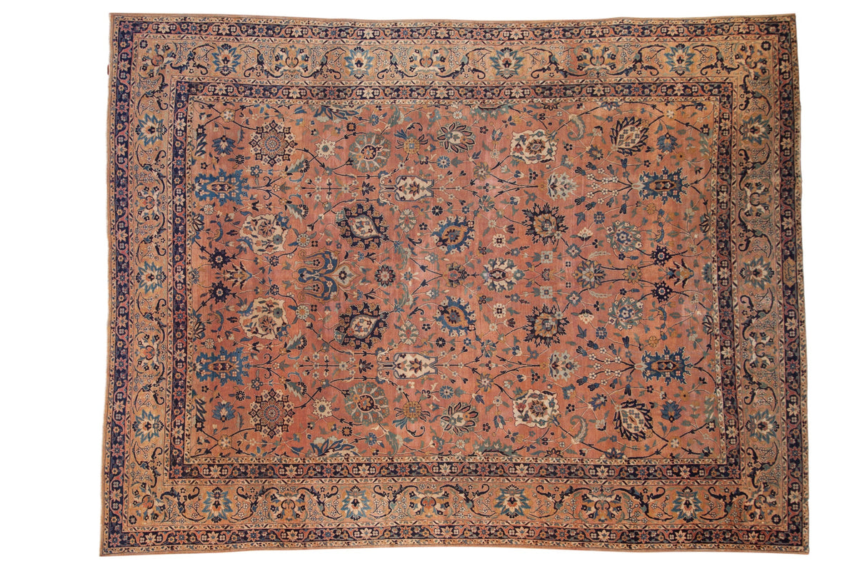 9x11.5 Antique Tea Washed Kerman Carpet by Old New House® - main product image for Resin Society