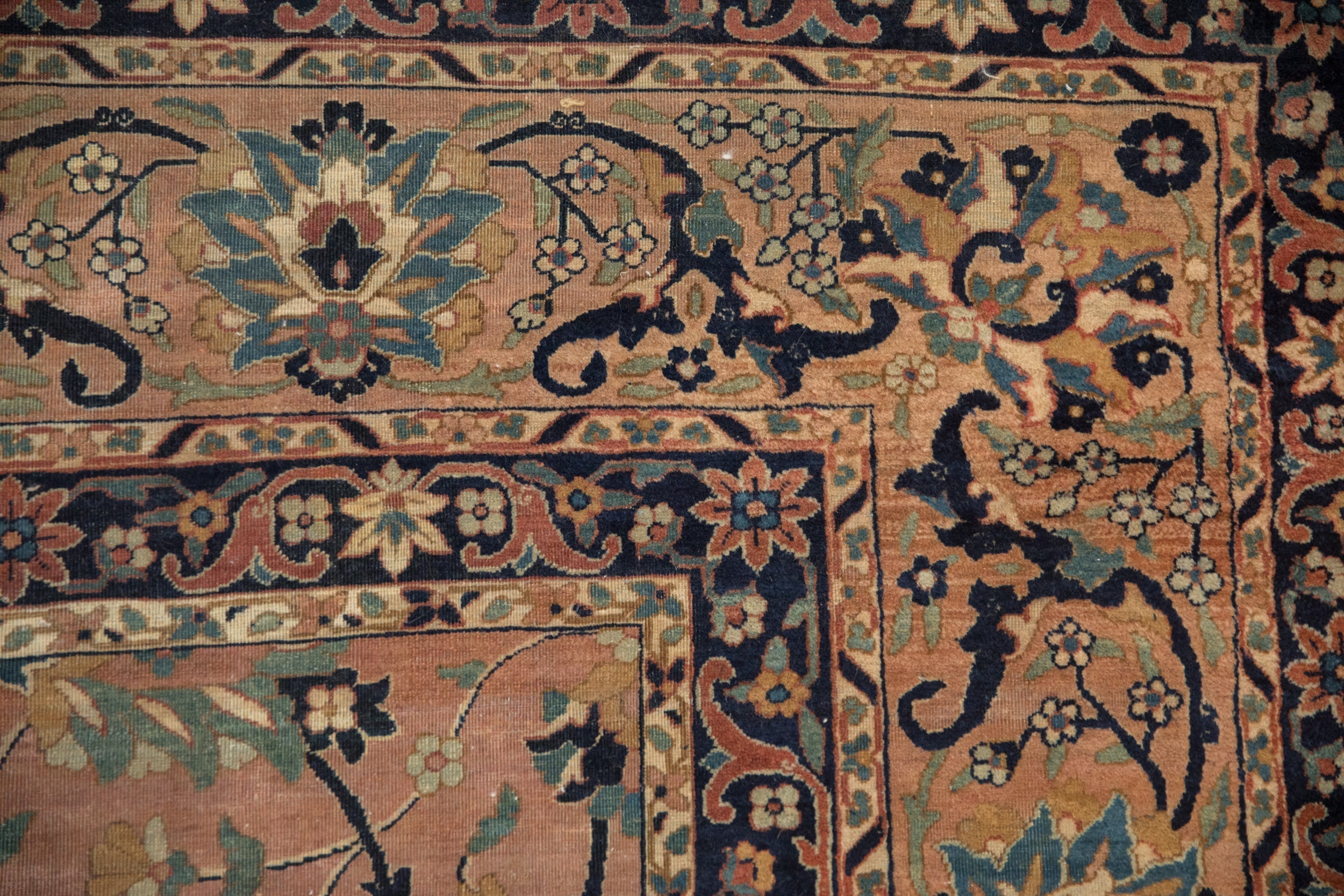 9x11.5 Antique Tea Washed Kerman Carpet by Old New House® - product image 3 for Resin Society