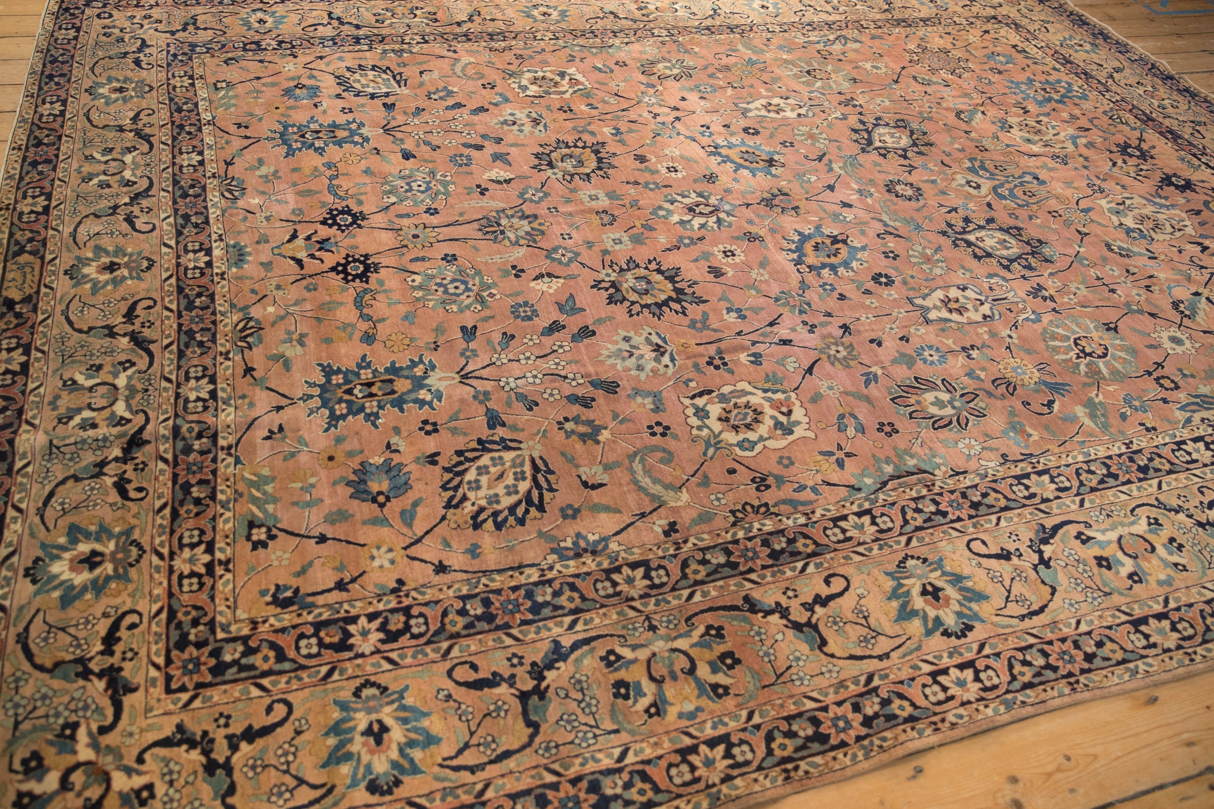 9x11.5 Antique Tea Washed Kerman Carpet by Old New House® - product image 7 for Resin Society