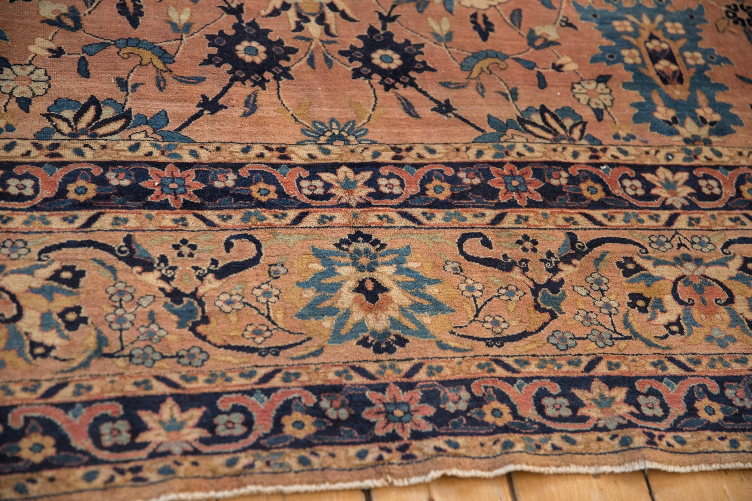 9x11.5 Antique Tea Washed Kerman Carpet by Old New House® - product image 11 for Resin Society