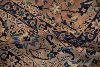 9x11.5 Antique Tea Washed Kerman Carpet by Old New House® - product image 12 for Resin Society