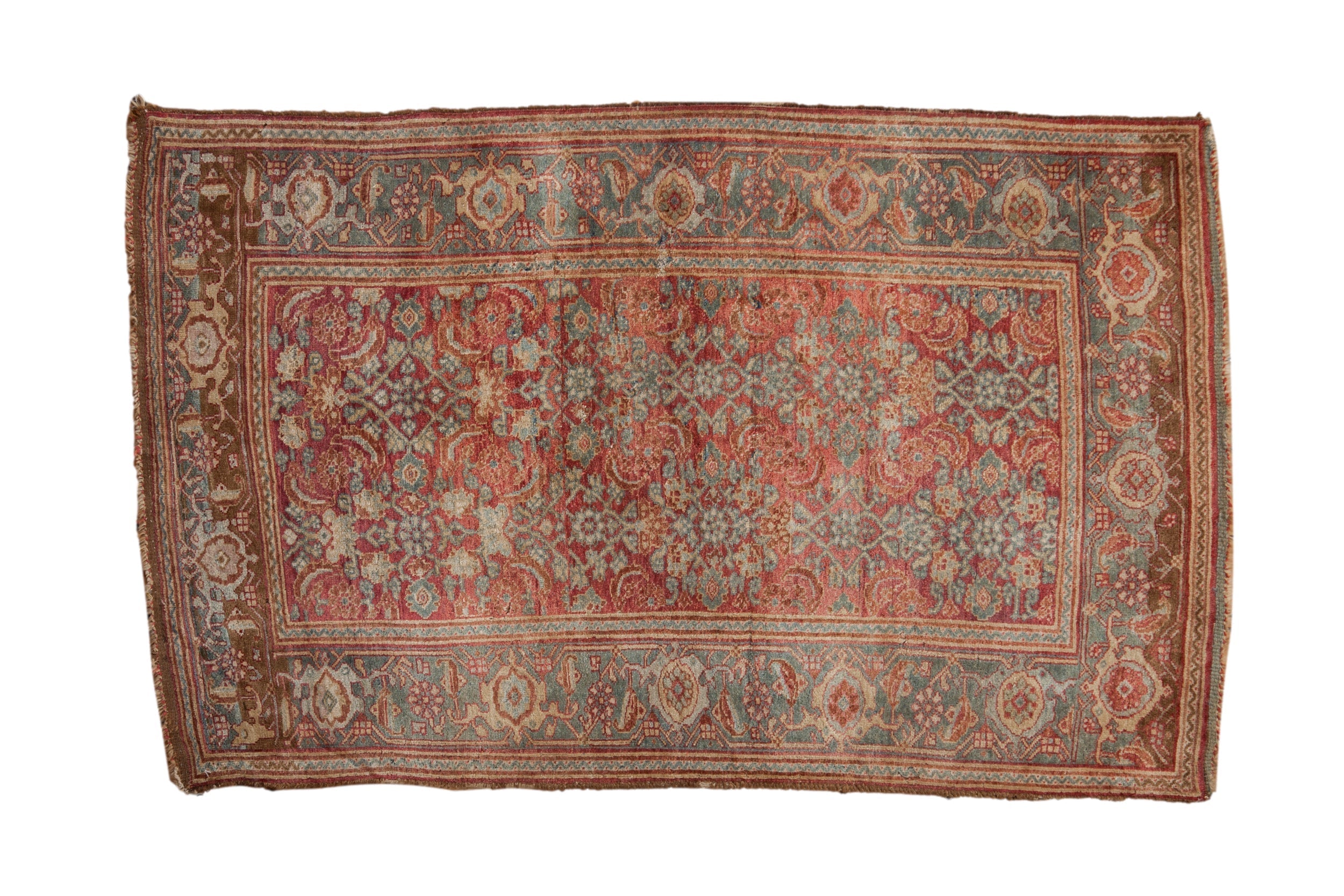 3.5x5.5 Vintage Distressed Bijar Rug by Old New House® - main product image for Resin Society