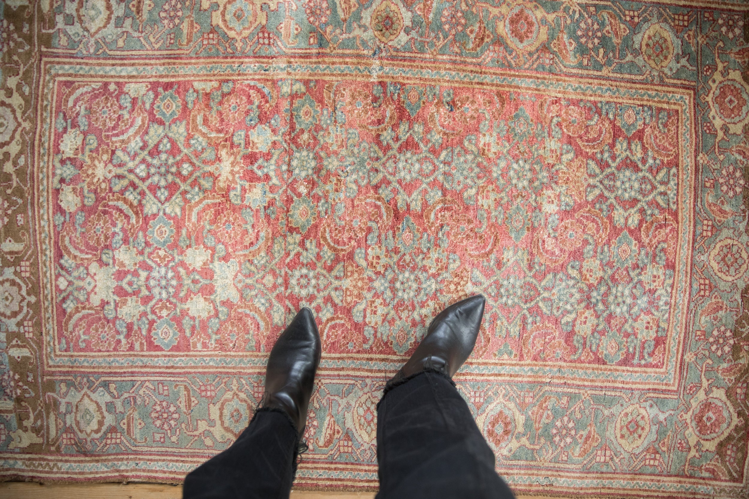 3.5x5.5 Vintage Distressed Bijar Rug by Old New House® - product image 2 for Resin Society