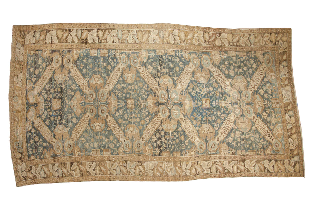 7x13 Vintage Distressed Kurdish Carpet by Old New House® - main product image for Resin Society