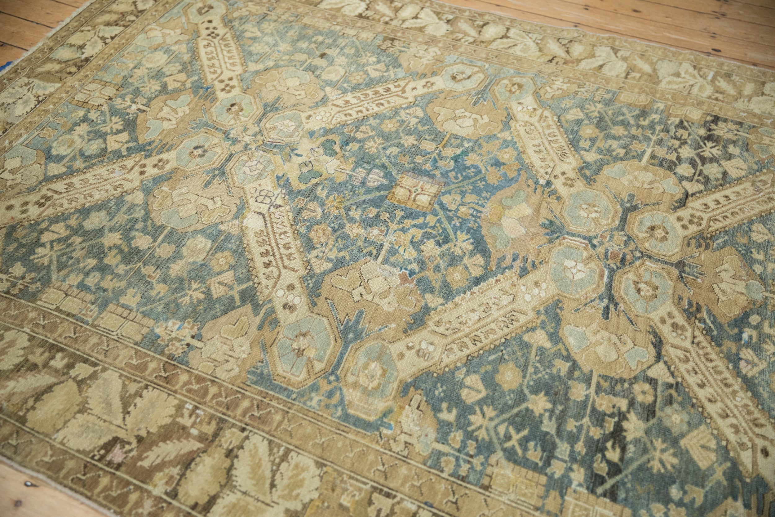 7x13 Vintage Distressed Kurdish Carpet by Old New House® - product image 9 for Resin Society