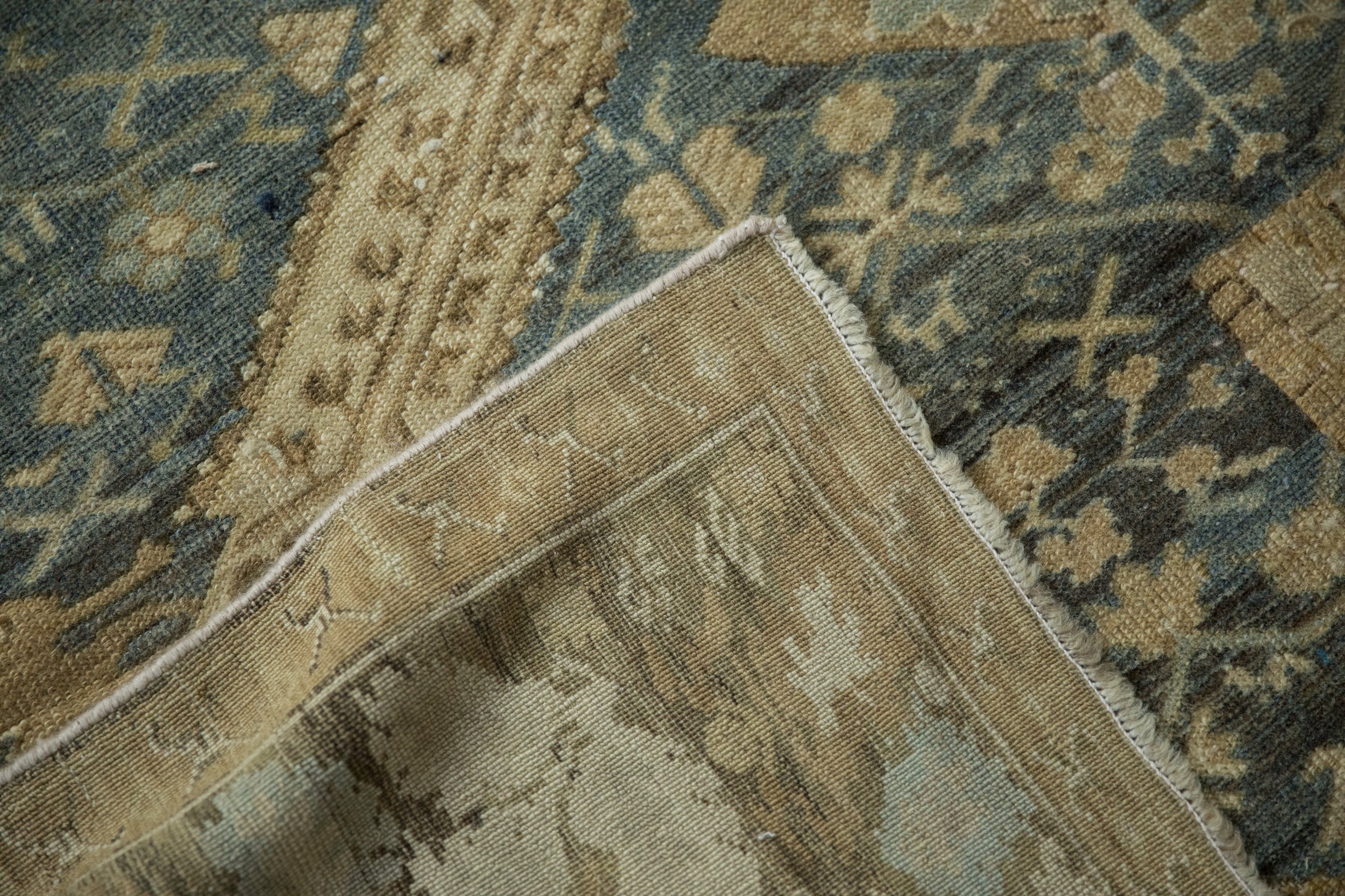 7x13 Vintage Distressed Kurdish Carpet by Old New House® - product image 15 for Resin Society