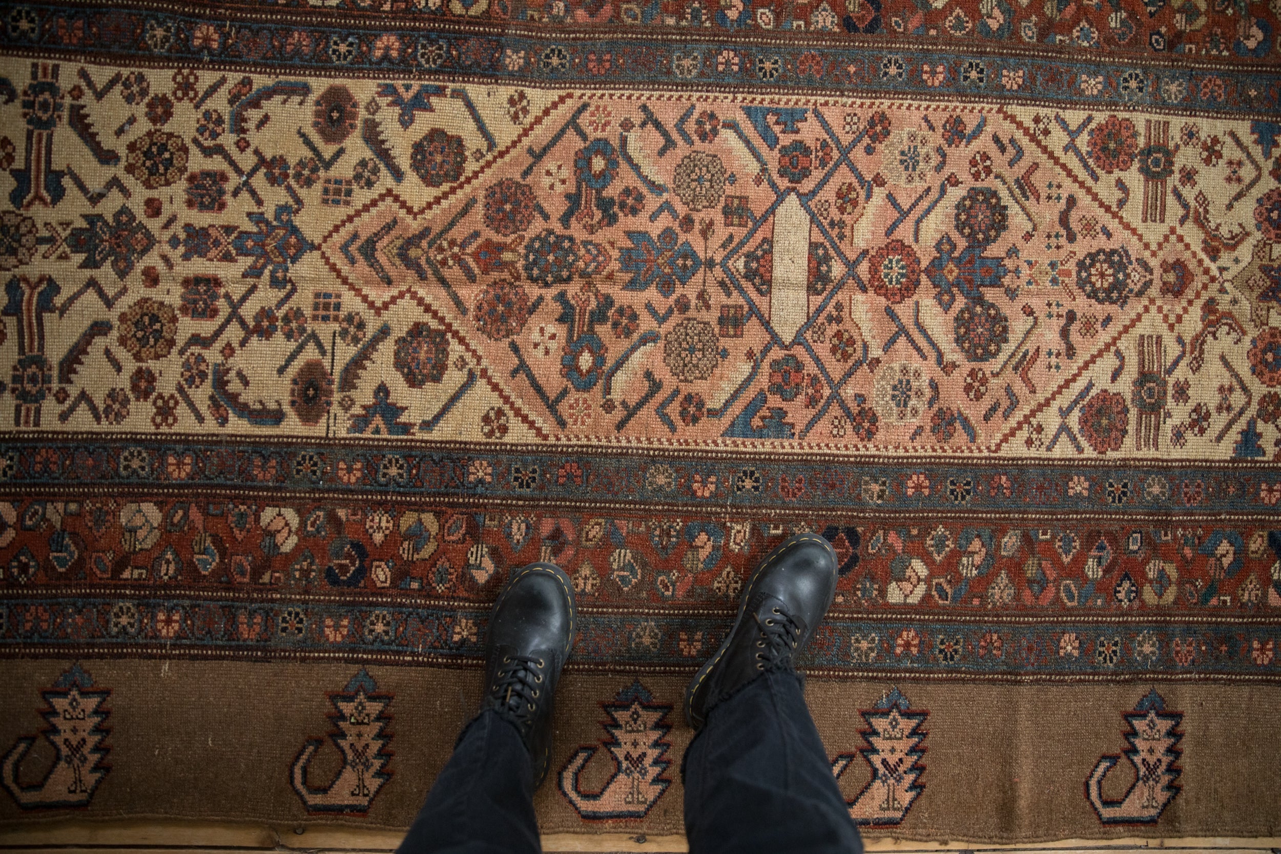 4.5x12 Antique Serab Rug Runner by Old New House® - product image 2 for Resin Society