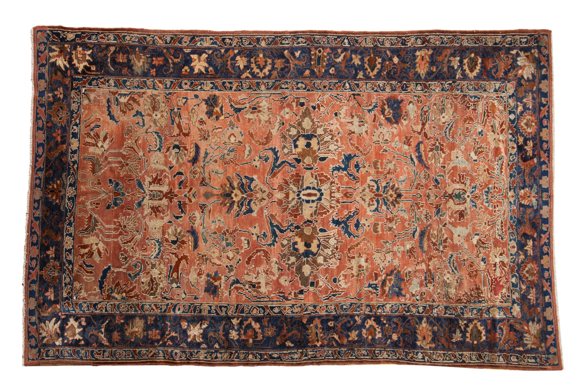 6x9.5 Antique Fine Distressed Lilihan Carpet by Old New House® - main product image for Resin Society