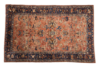 6x9.5 Antique Fine Distressed Lilihan Carpet by Old New House® - main product image for Resin Society
