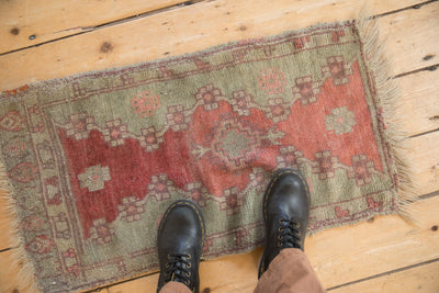 1.5x3 Antique Oushak Rug Mat