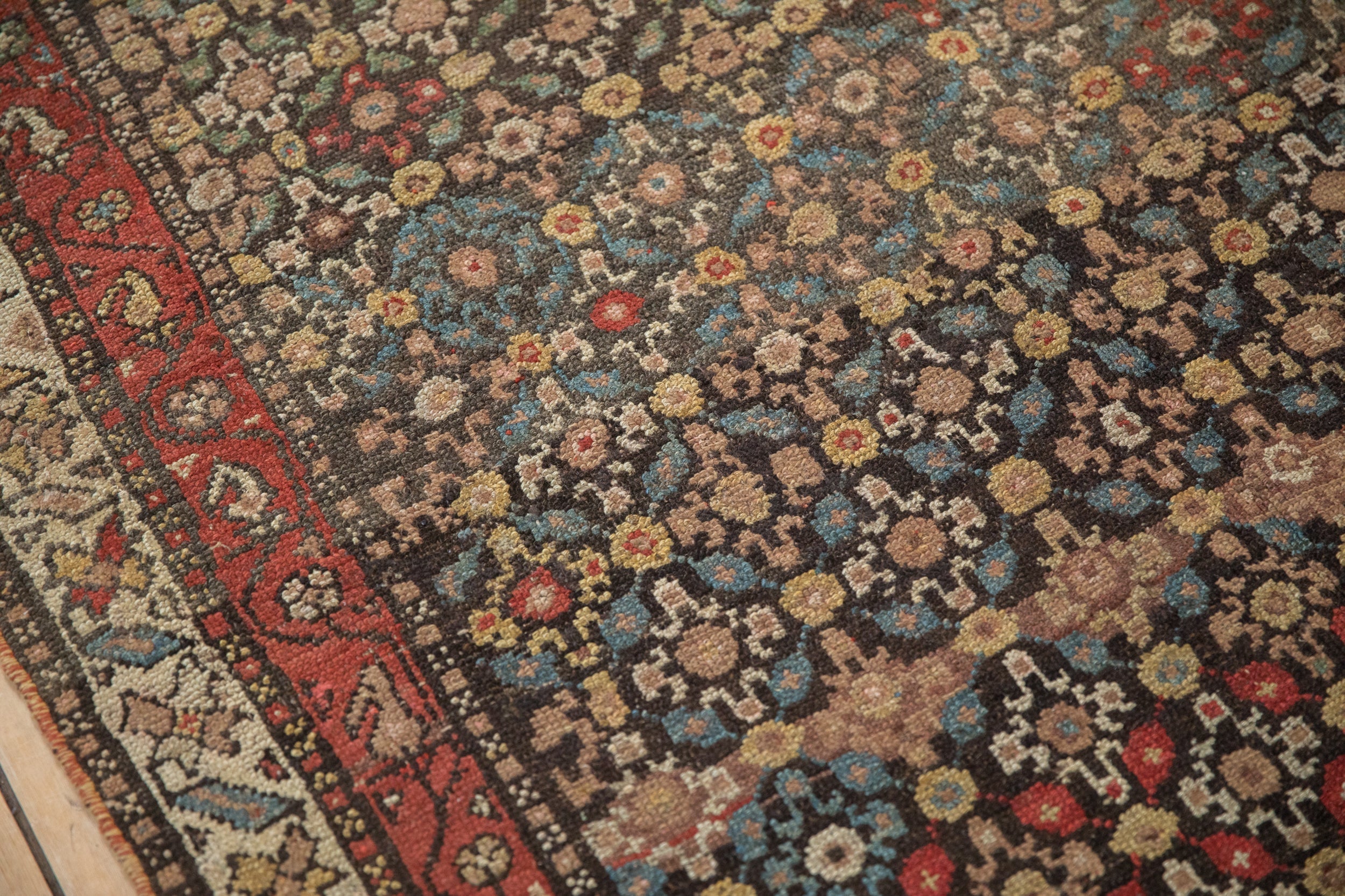 4x8.5 Antique Qashqai Rug Runner by Old New House® - product image 10 for Resin Society
