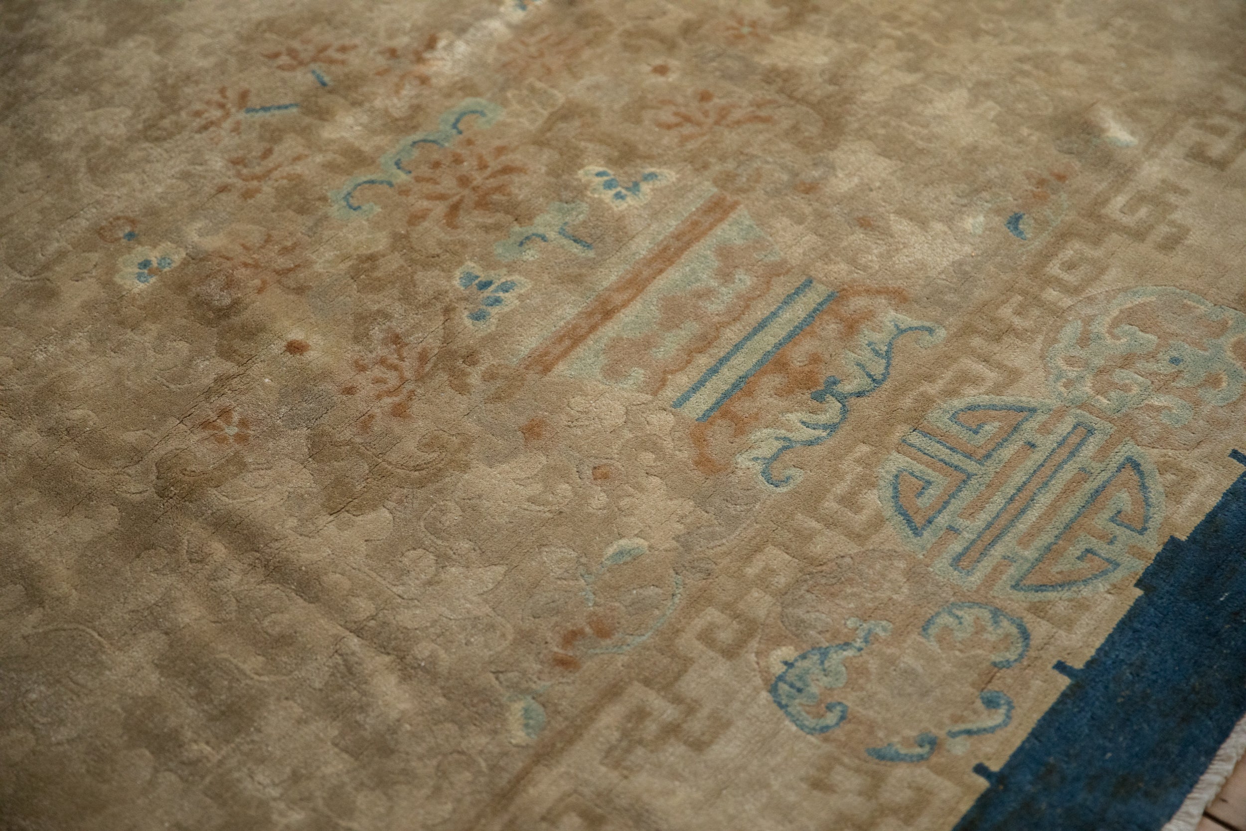 8x9.5 Antique Art Deco Carpet by Old New House® - product image 5 for Resin Society