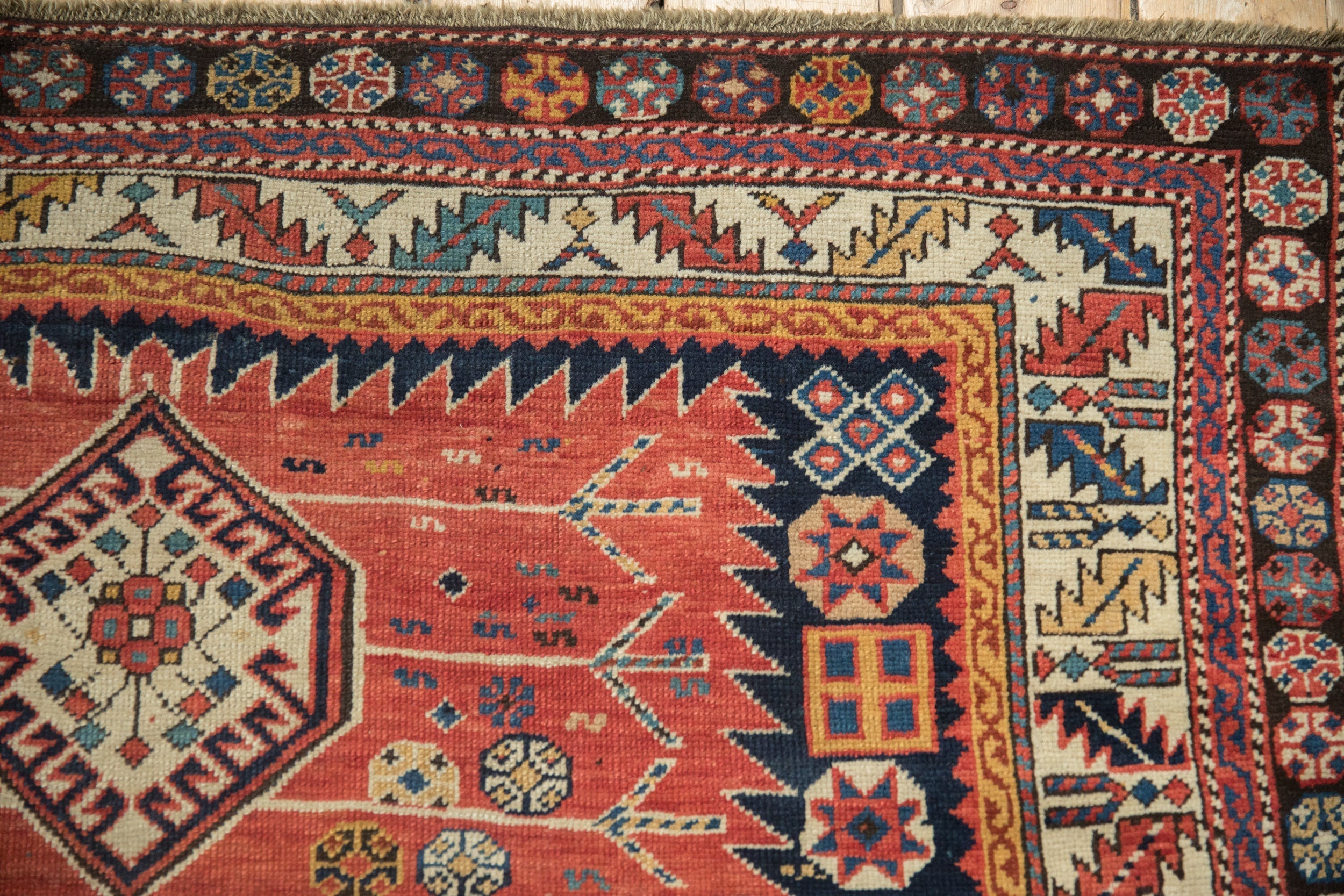 4.5x9 Antique Caucasian Rug Runner by Old New House® - product image 3 for Resin Society